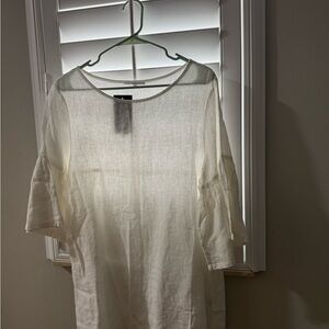Bryan Walker Lightweight Linen Tunic Top